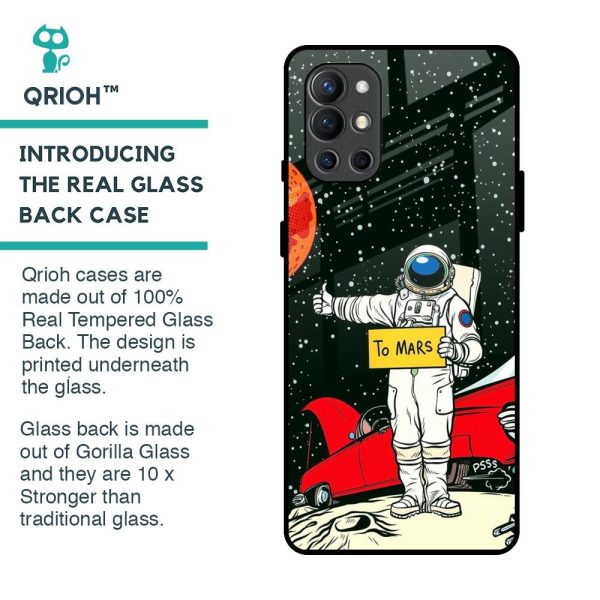 Astronaut on Mars Glass Case for OnePlus 9R Hot on Sale