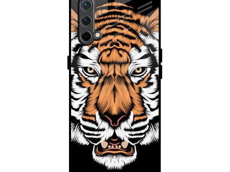 Angry Tiger Glass Case For OnePlus Nord CE Hot on Sale