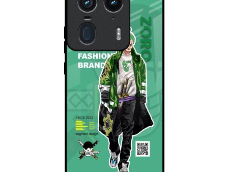 Zoro Bape Glass Case for Motorola Edge 50 Ultra 5G Online Hot Sale