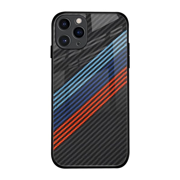 Carbon Inspired Glass Case for iPhone 11 Pro Fashion