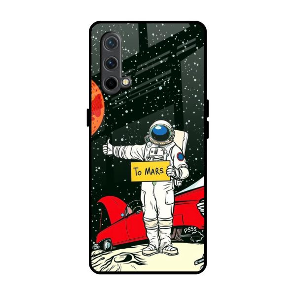 Astronaut on Mars Glass Case for OnePlus Nord CE For Sale