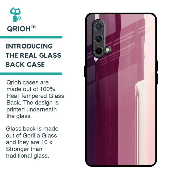 Brush Stroke Art Glass Case for OnePlus Nord CE Online now