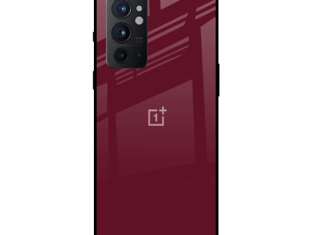 Classic Burgundy Glass Case for OnePlus 9RT Fashion