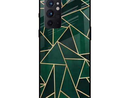 Abstract Green Glass Case For OnePlus 9RT Supply