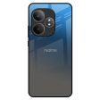 Blue Grey Ombre Glass Case for Realme GT 6 5G on Sale