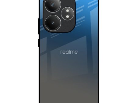 Blue Grey Ombre Glass Case for Realme GT 6 5G on Sale