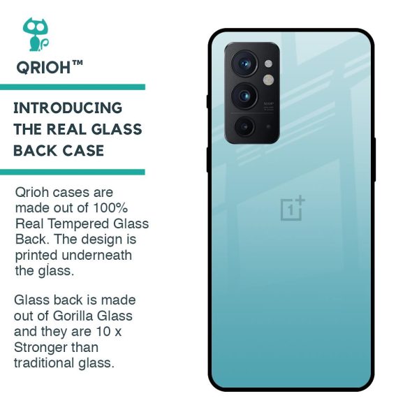 Arctic Blue Glass Case For OnePlus 9RT For Cheap