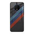 Carbon Inspired Glass Case for OnePlus 7T For Cheap