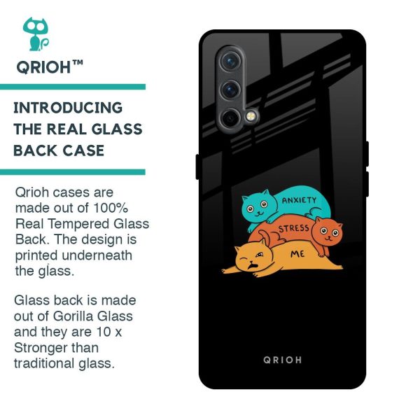 Anxiety Stress Glass Case for OnePlus Nord CE Cheap