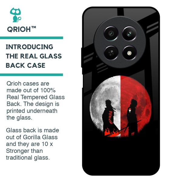 Anime Red Moon Glass Case for Realme 12 5G Online Sale