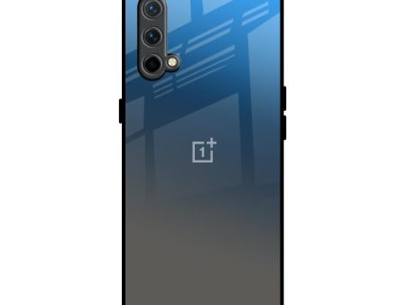 Blue Grey Ombre Glass Case for OnePlus Nord CE Discount