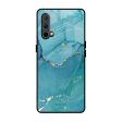 Blue Golden Glitter Glass Case for OnePlus Nord CE For Discount