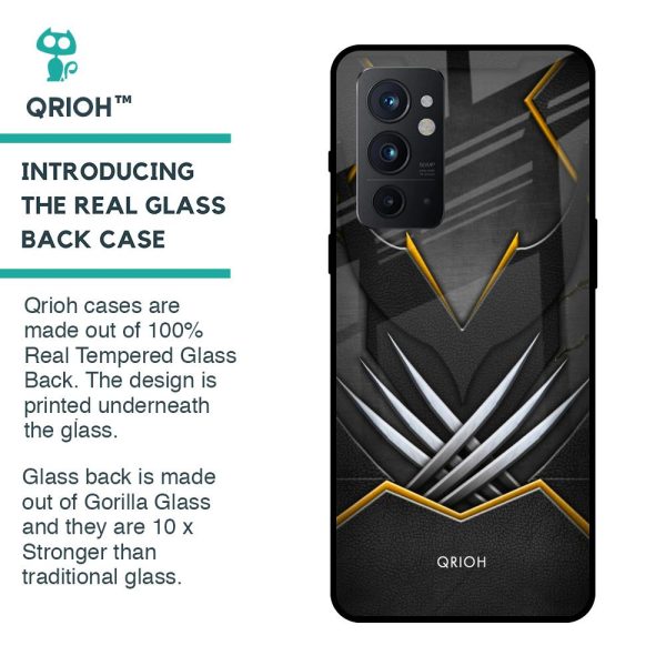 Black Warrior Glass Case for OnePlus 9RT Discount