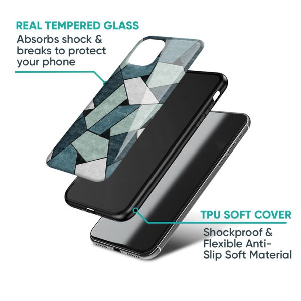 Abstact Tiles Glass Case for Redmi 12 5G Supply