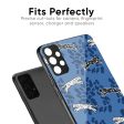 Blue Cheetah Glass Case for Realme 12 5G For Discount