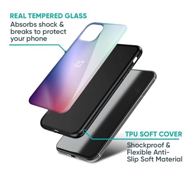 Abstract Holographic Glass Case for OnePlus Nord CE For Sale