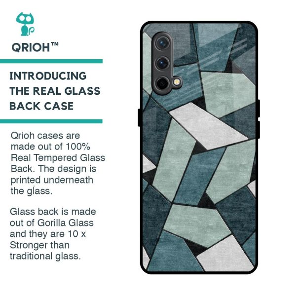 Abstact Tiles Glass Case for OnePlus Nord CE Sale