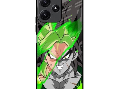 Anime Green Splash Glass Case for Redmi 12 5G Discount