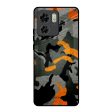 Camouflage Orange Glass Case For Motorola Edge 40 Online now