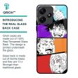 Anime Sketch Glass Case for Redmi 12 5G Hot on Sale