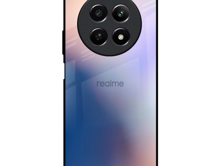 Blue Mauve Gradient Glass Case for Realme 12 5G Hot on Sale