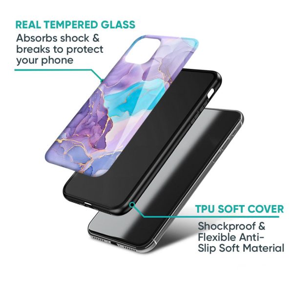 Alcohol ink Marble Glass Case for OnePlus Nord CE For Discount