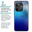 Blue Rhombus Pattern Glass Case for Realme GT 6 5G For Cheap