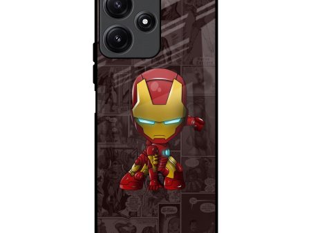 Angry Baby Super Hero Glass Case for Redmi 12 5G For Sale