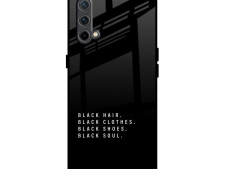 Black Soul Glass Case for OnePlus Nord CE Online Sale