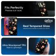 Black Spring Floral Glass Case for Motorola Edge 40 Discount