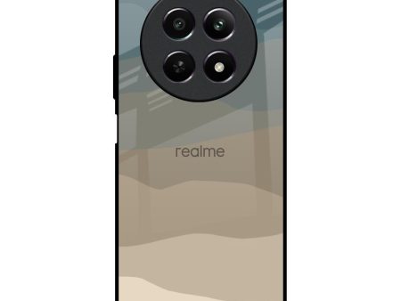 Abstract Mountain Pattern Glass Case for Realme 12 5G For Cheap