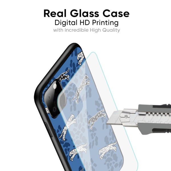 Blue Cheetah Glass Case for Realme 12 5G For Discount