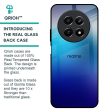 Blue Rhombus Pattern Glass Case for Realme 12 5G For Cheap