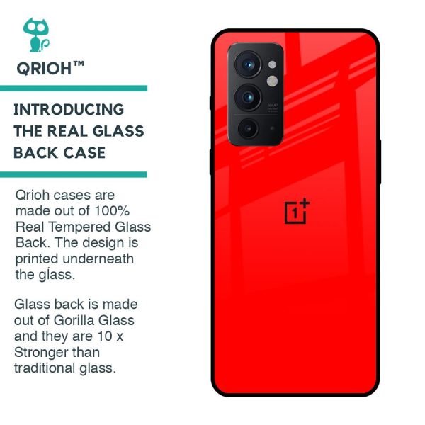 Blood Red Glass Case for OnePlus 9RT For Cheap