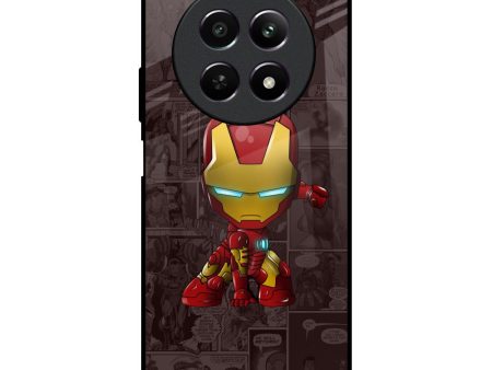 Angry Baby Super Hero Glass Case for Realme 12 5G Fashion