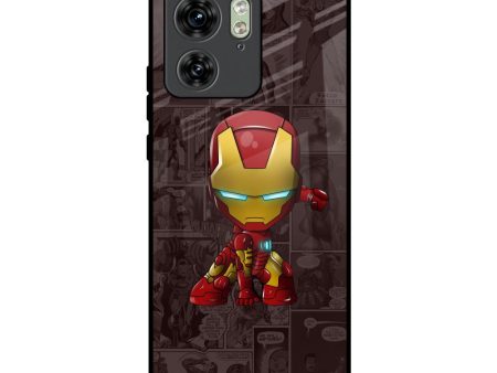 Angry Baby Super Hero Glass Case for Motorola Edge 40 Online Hot Sale