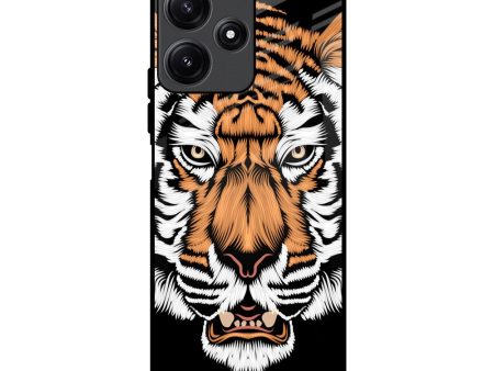 Angry Tiger Glass Case For Redmi 12 5G Supply