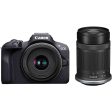 Canon EOS R100 Mirrorless Camera 18-45mm & 55-210mm Kit on Sale