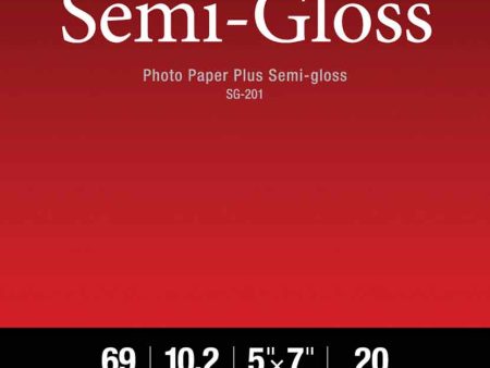 Canon Photo Paper Plus Semi-Gloss 5x7 | 20 Sheets Sale