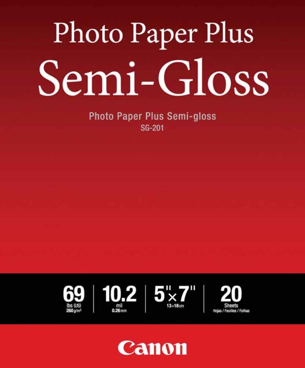 Canon Photo Paper Plus Semi-Gloss 5x7 | 20 Sheets Sale